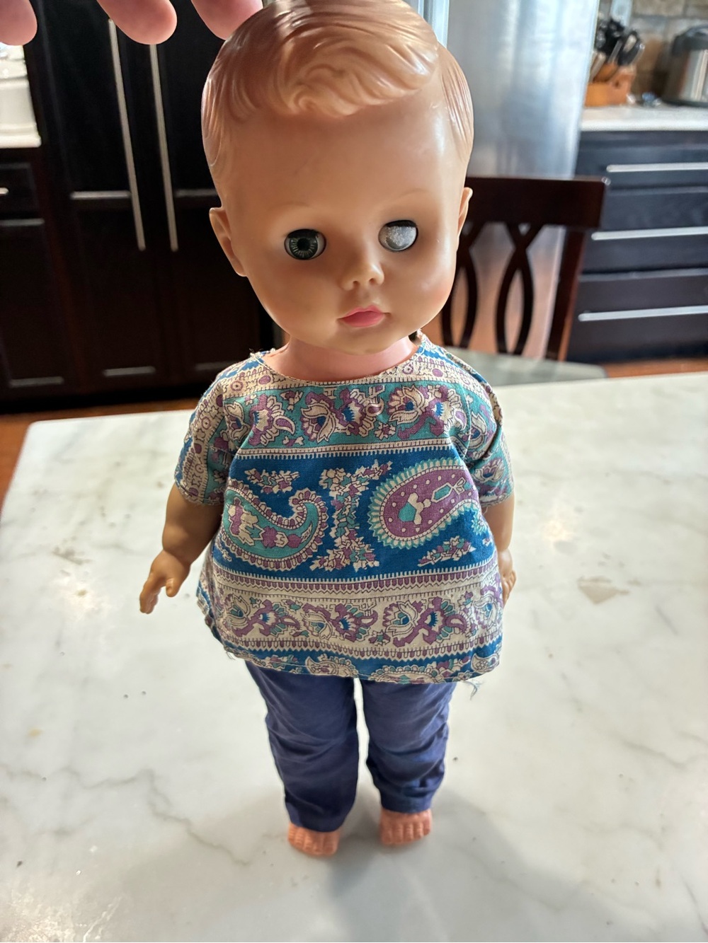 Vintage Allied Eastern Rubber Baby Girl Doll AE 6